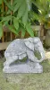 Artikelbild 2 des Artikels “Nandi - Kleiner Elefant, nach rechts gebogen, 45cm L | Steinguss “